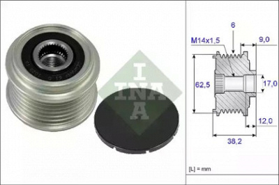 WILMINK GROUP wg1253789 -  Механизм свободного хода генератора